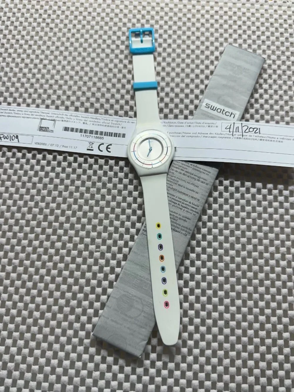 Swatch Watch White Party SFW109 Classic 2016
